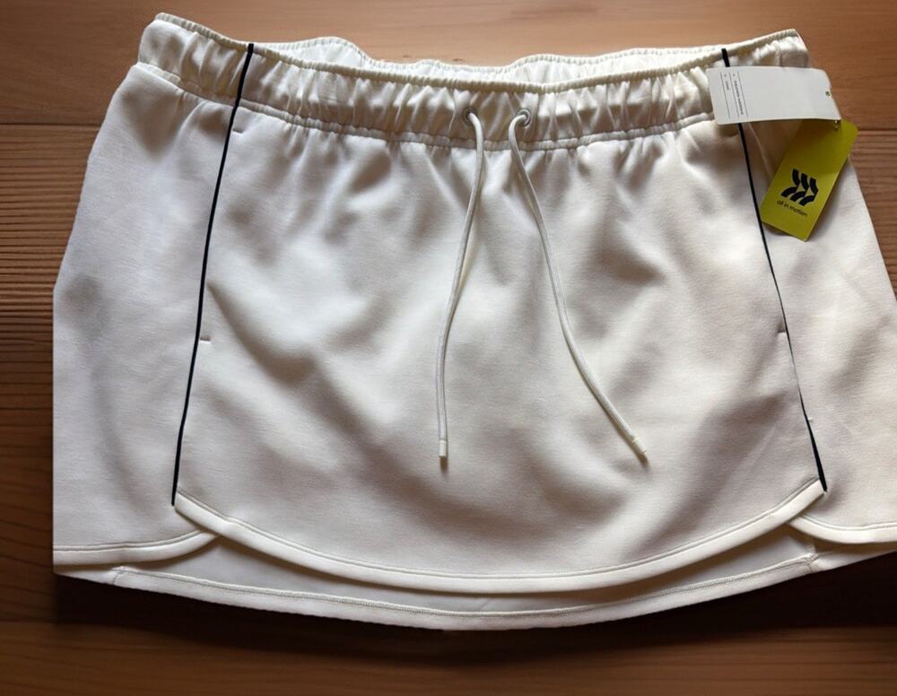 All In Motion Skort Sandwash Cream Elastic Waist Short Skirt Women’s XXL